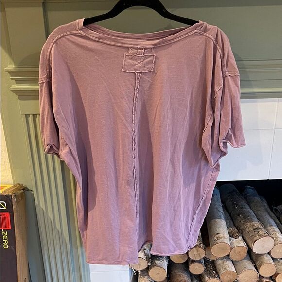 FP lavender Short Sleeve Women's Top - Picture 3 of 3